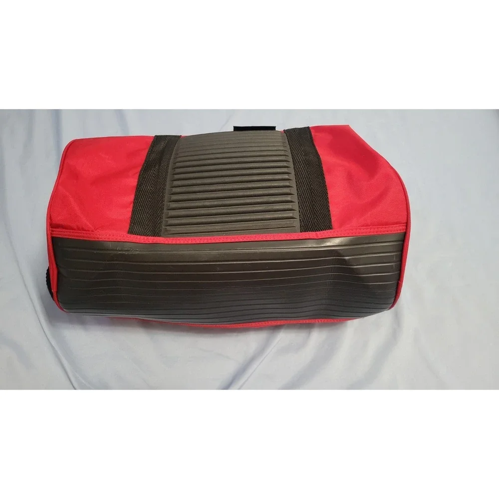 Le Coq Sportif Red Duffel Bag Shoulder Bag With Protective Panel